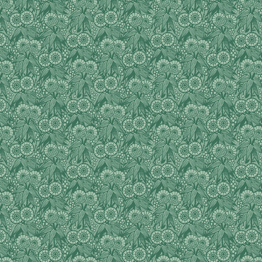 Inspired Heart by Kelly Rae Roberts Heart Geo Spruce 13341B-45 Cotton Woven Fabric