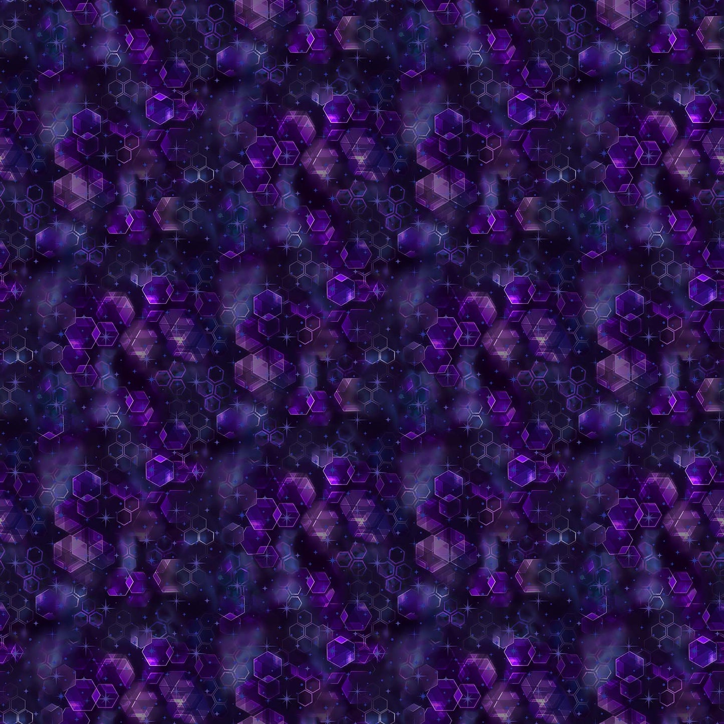 Night Vision Digital by Simon Jaiduk Hexie Texture Purple    DP25094-89 Cotton Woven Fabric