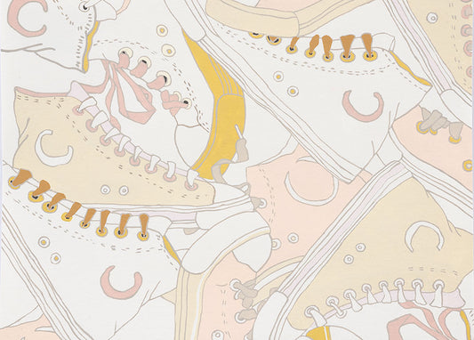 Nicole's Prints High Tops Summer Whites 8937B Cotton Woven Fabric