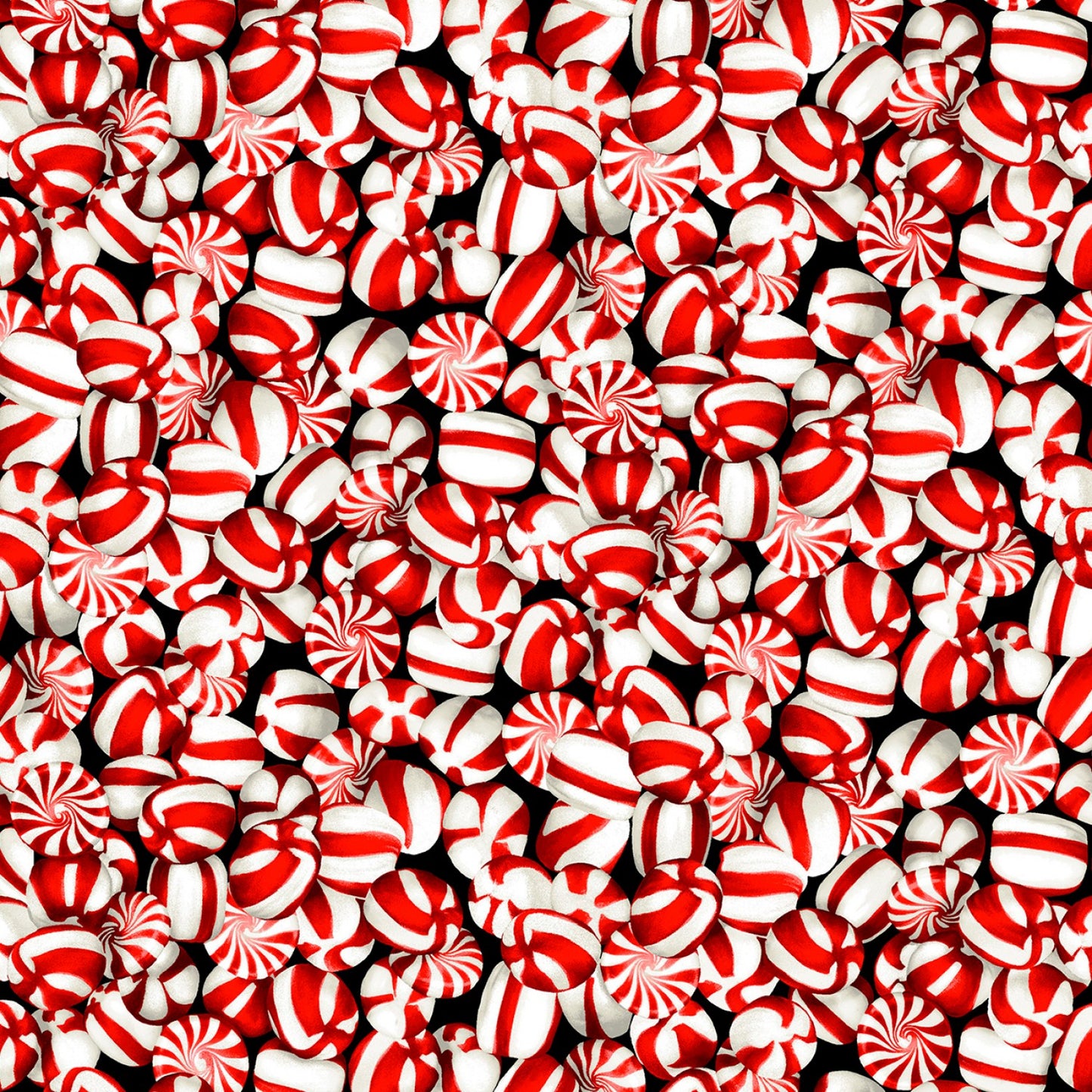 Sweet Holidays Holiday Peppermints Red    12782B-10 Cotton Woven Fabric