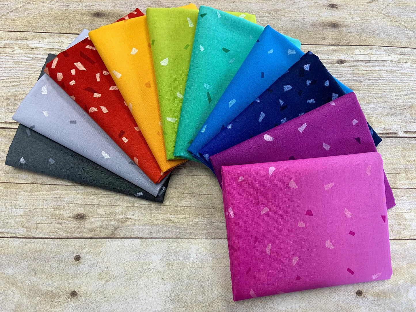 Snippets (Pearlescent) Charcoal 5086-99P Cotton Woven Fabric
