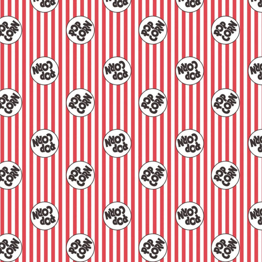 Pop by CDS Logo on Stripes 21192103-1 Cotton Woven Fabric