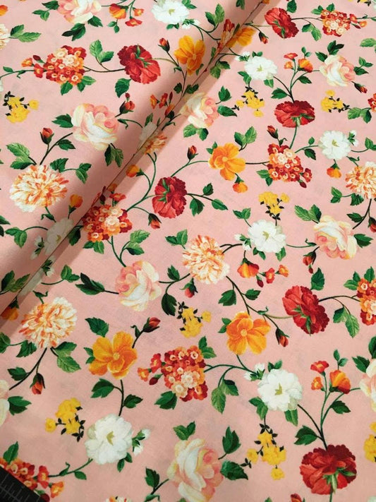 Les Fleurs by Ivy Lane Rose 24358 Cotton Woven Fabric