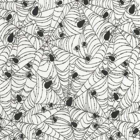 Wicked  Web White Cotton Woven Fabric Wicked C-5240 White