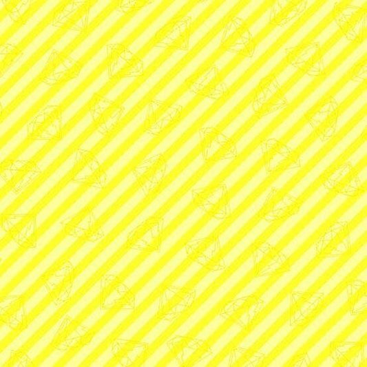 Tattooed by Libs Elliott Yellow Gem Stripe A-8441-MY Cotton Woven Fabric