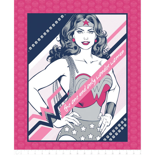 Wonder Woman The One and Only Wonder Woman 36" Panel Cotton Woven Panel