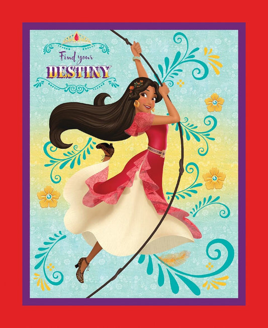 Elena of Avalar 36" Panel Cotton Woven Panel