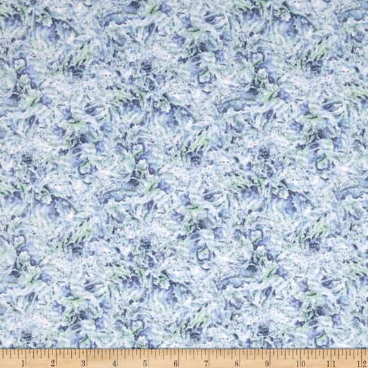 Reel It In Fishing Blue Water Texture 24034B Cotton Woven Fabric