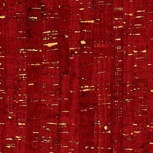 Uncorked Dark Red 50107M-21 Metallic cotton woven fabric