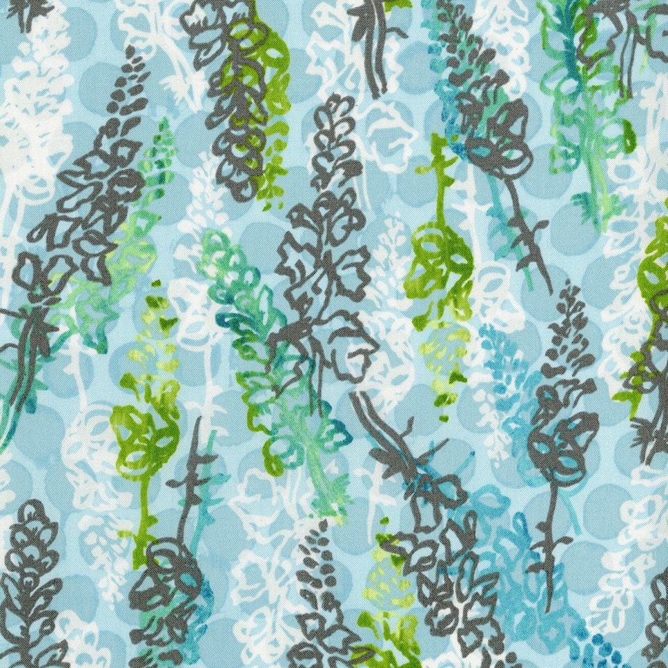 Urban Garden by Leslie Tucker Jenison Snappydragons Maricopa Jasper cotton woven fabric