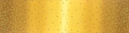 Ombre Confetti by V & Co.  Metallic Dots Mustard 10807-213M Cotton Woven Fabric