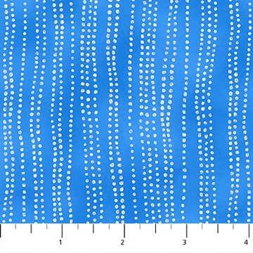 Mermaid Wishes Blue Bubble Stripe Metallic w/Glitter Accents GL21966-44 Cotton Woven Fabric