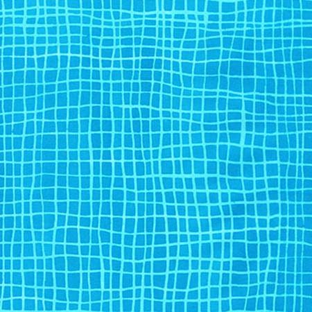 Mark to Make Turquoise Net Batik  17149-81 Cotton Woven Fabric