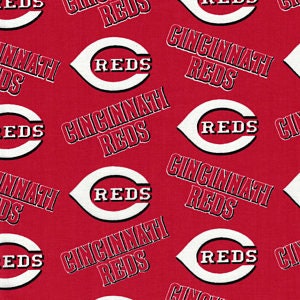 Licensed MLB Cincinnati Reds Major League Baseball Cotton Woven Fabric