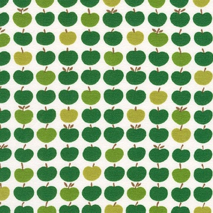 Laguna Jersey Prints Green Apples Cotton Lycra Knit