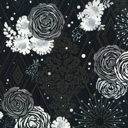 Shiny Objects by Flaurie & Finch Adornment Radiant Platinum Metallic Cotton Woven Fabric