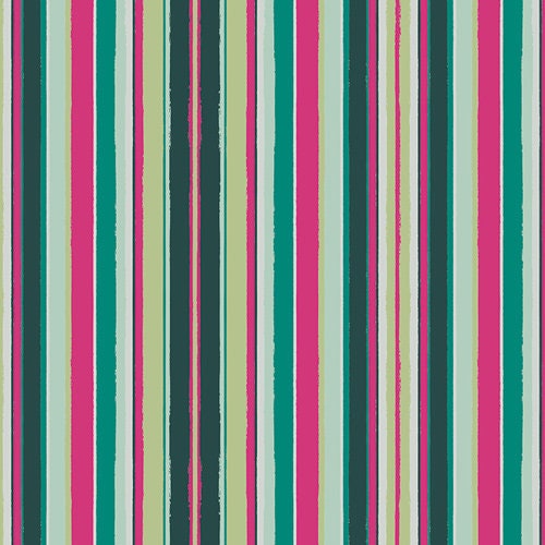 Loved to Pieces Rainbow Striped Flow Gentle LPC-2423 Cotton Woven Fabric