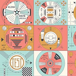 Frequency By Ink & Arrow Test Patches Multi Cotton Woven Fabric 1649-26508 X