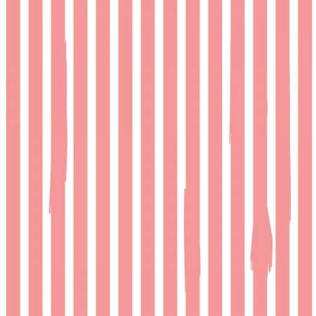 Kiss Me Kate by See Kate Sew Nail Polish Stripe Coral C7523-Coral Cotton Woven Fabric