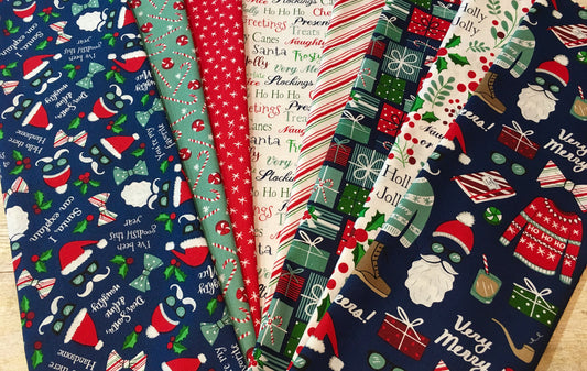 Fa La La Mints & Candy Canes 22218-64 Cotton Woven Fabric