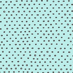 Frequency By Ink & Arrow Square Dots Aqua 24299QH Cotton Woven Fabric