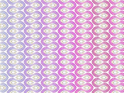 Enchanted Floral Wavey Stripe Pink Cotton Woven Fabric