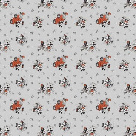 Licensed Disney Mickey and Minnie Married Life Cotton Woven Fabric