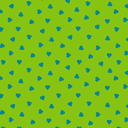 Mix Tape by Libs Elliott Heart of Glass Lucky A-8872-G Cotton Woven Fabric