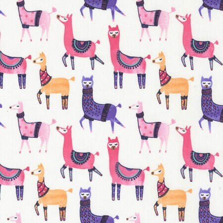 Fancy Llamas C6463 Cotton Woven Fabric