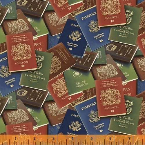 Passports 50690-x Cotton Woven Fabric