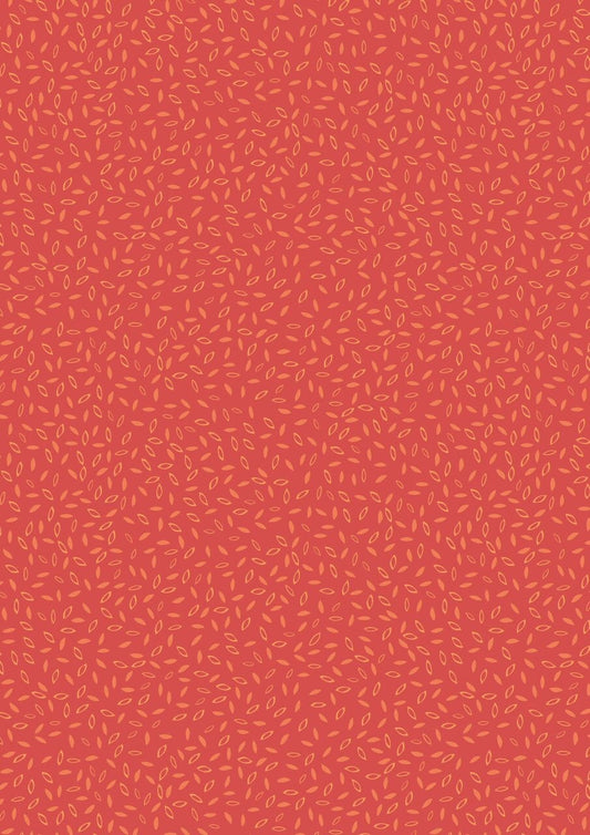 Scarecrow Acres Scattered Leaves Sienna Cotton Woven Fabric