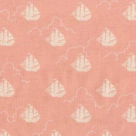 Peter Pan by Sarah Jane Jolly Roger Blossom Metallic MD7941-BLOS-D Cotton Woven Fabric