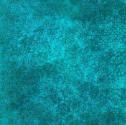 Bowl-A-Rama Scrollscapes Turquoise Cotton Woven Fabric