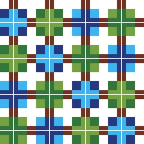 Northwoods Neighbors Neighborly Plaid 16855Z Cotton Woven Fabric