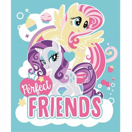 Hasbro My Little Pony Perfect Friends 36" Panel Cotton Woven Panel