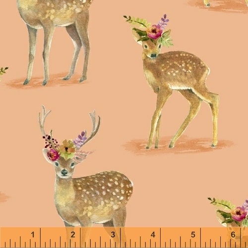 Wanderers Weekend by Sophia Santander 50787-3 Fawn Peach Cotton Woven Fabric