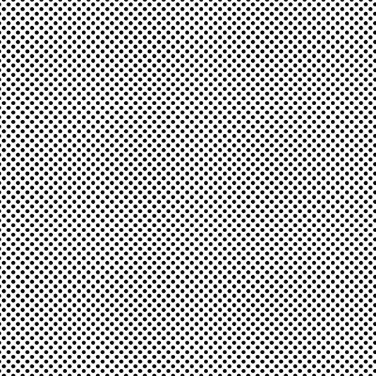 Girls of The World Dots Black on White 22337-10 Cotton Woven Fabric
