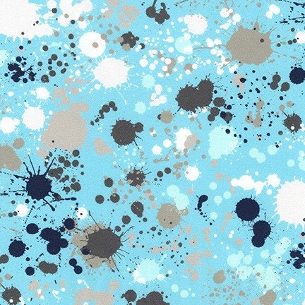 Splatter Waterfall Cotton Woven Fabric