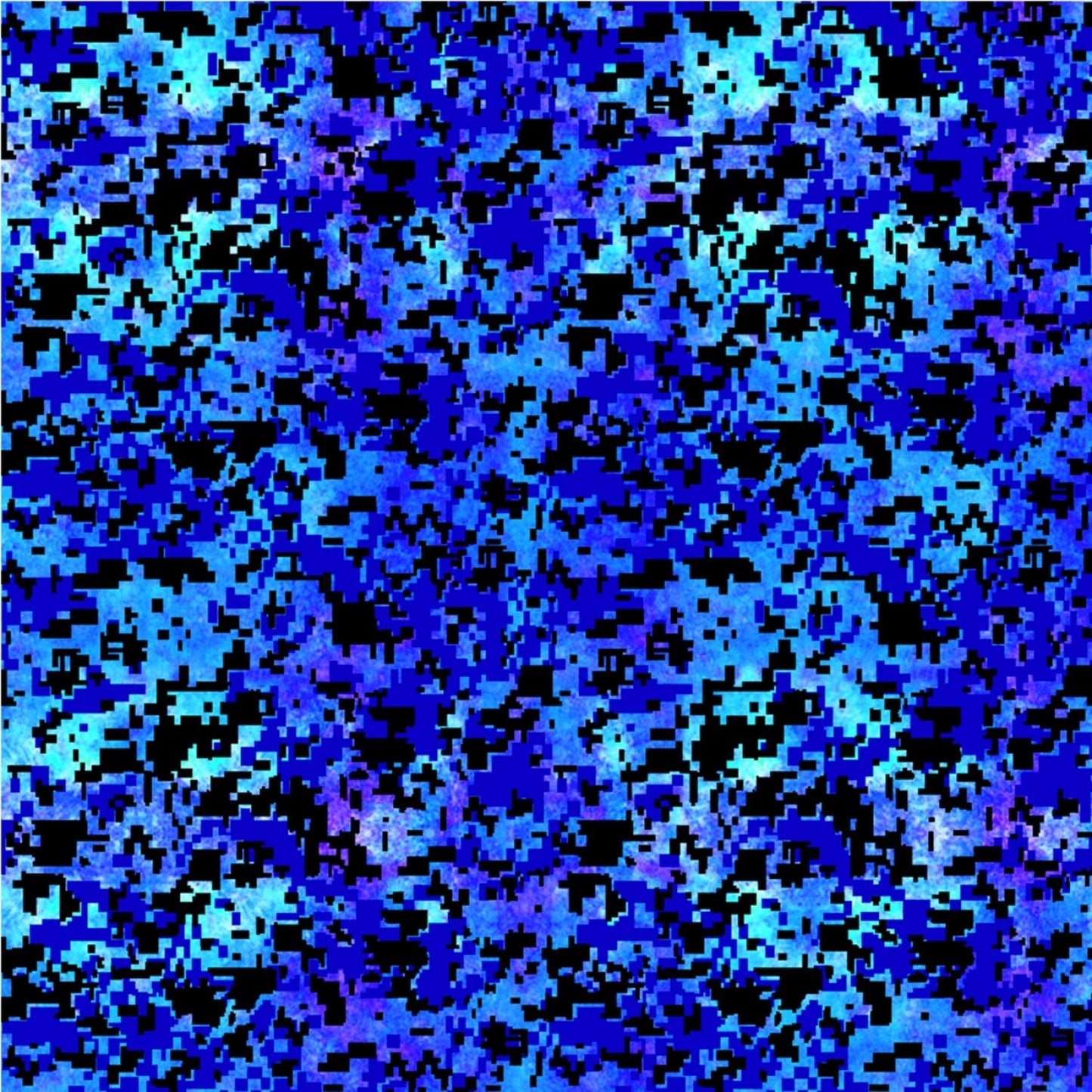 Digital Camo Blue 1185-BLUE Cotton Woven Fabric