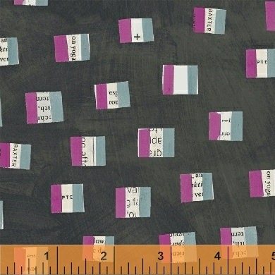 Wonder by Carrie Bloomston Flags on Gray 50518-5 Cotton Woven Fabric