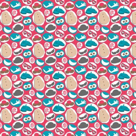 Hasbro Mr Potato Head Parts 95030105-01 Cotton Woven Fabric