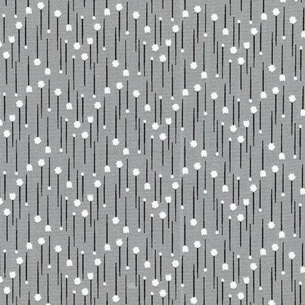 Sewn with Charm Grey Pins AJX-18004-12 Cotton Woven Fabric