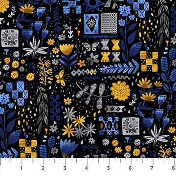 Eloises's Garden by Abigail Halpin Eloise's Garden 90031-53 Cotton Woven Fabric