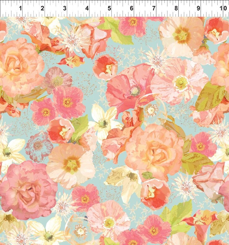 Believe by Peggy Brown 1pbb-1 Cotton Woven Digitally Printed Fabric