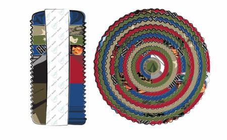 Licensed GI Joe 2.5” Strips Bundle of 40 Piece Cotton Woven