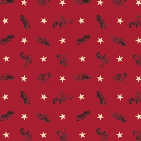 Licensed GI Joe Sky Hawk in Red 95040102-1 Cotton Woven Fabric