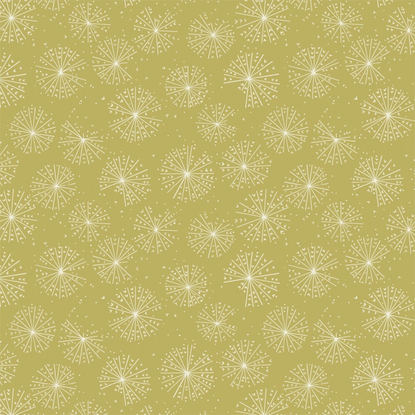 Petal Pushers by Elizabeth Silver Celery Blooms 27180202-3 Cotton Woven Fabric