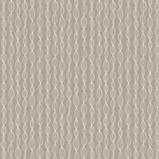 Petal Pushers by Elizabeth Silver Gray Geo 27180204-1 Cotton Woven Fabric