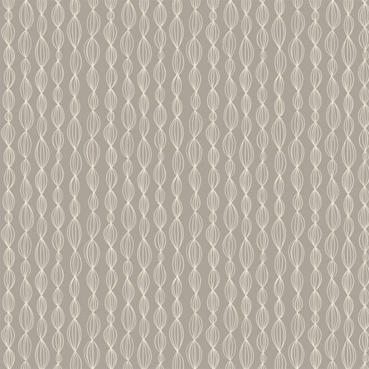 Petal Pushers by Elizabeth Silver Gray Geo 27180204-1 Cotton Woven Fabric