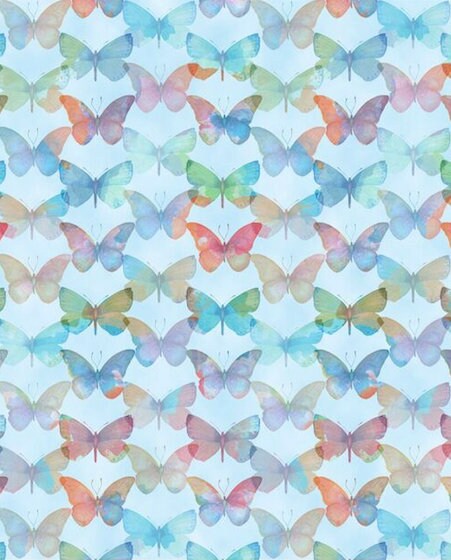 Papillon Parade by Janice Gaynor Tonal Butterfly 9367-11 Cotton Woven Fabric